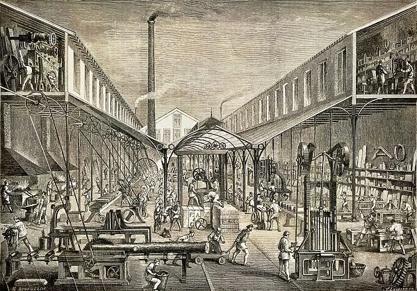 France (19th c. ). Industrial Revolution. Workshops