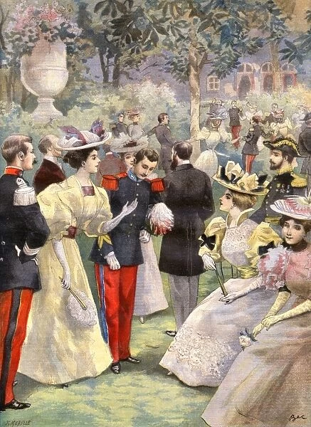 French Garden Party 1896