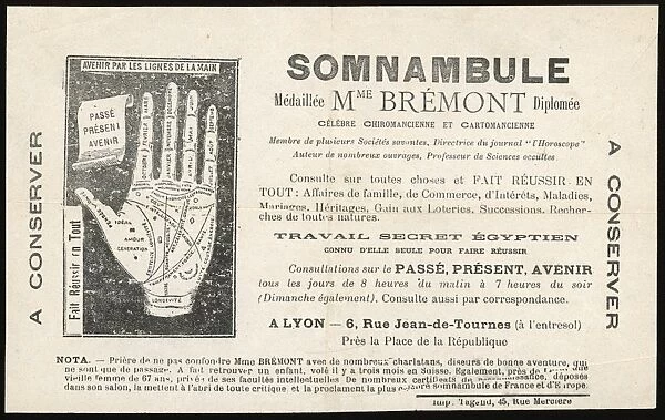 French Trade Card 20C