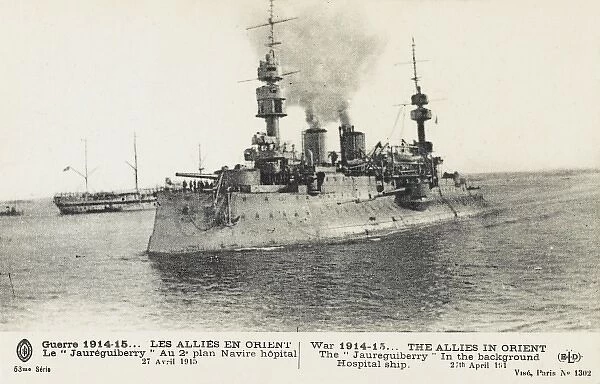 The French Warship Jaureguiberry - Dardanelles