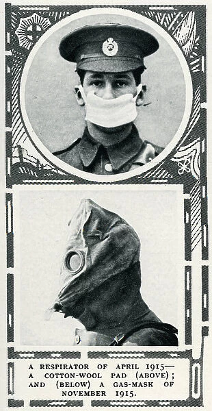 Gas masks of 1915