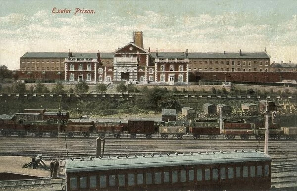 General view of Exeter Prison, Devon