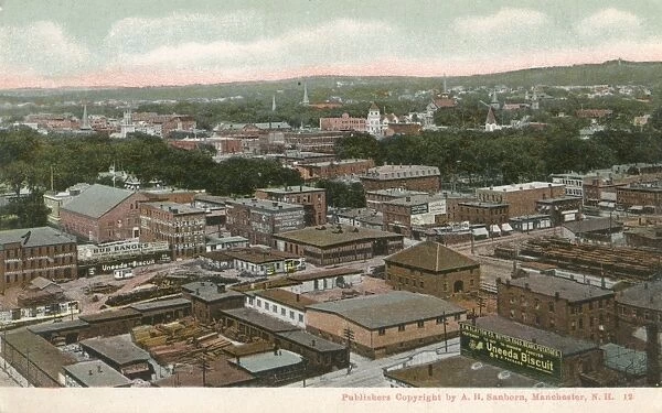 General view, Manchester, New Hampshire, USA