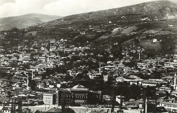 General view of Sarajevo, Bosnia and Herzegovina