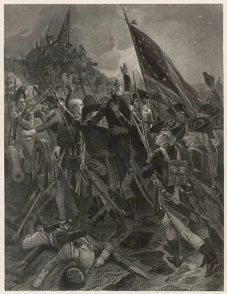 General Wayne storming the fort at Stony Point