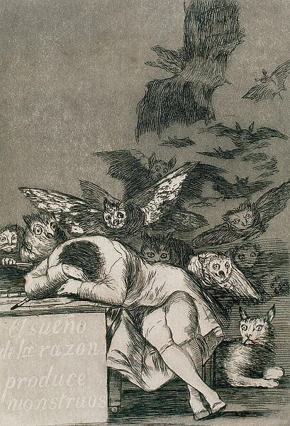 Goya (1746-1828). Spanish painter and printmaker. Los Capric
