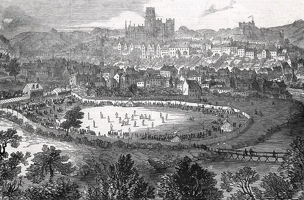 Grand cricket match at Durham