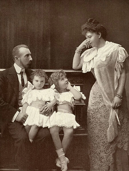 Grand Duke Michael of Russia and his family