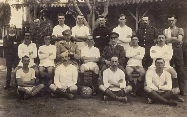 Group photo, RAOC Mustapha football team, Egypt, WW1