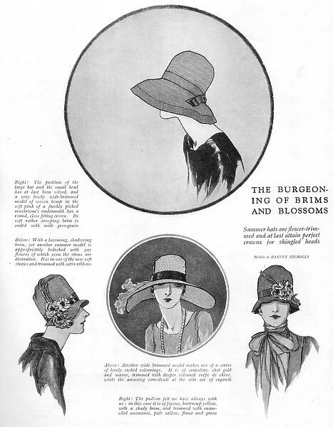 Hats: Brims and Blossoms, 1927