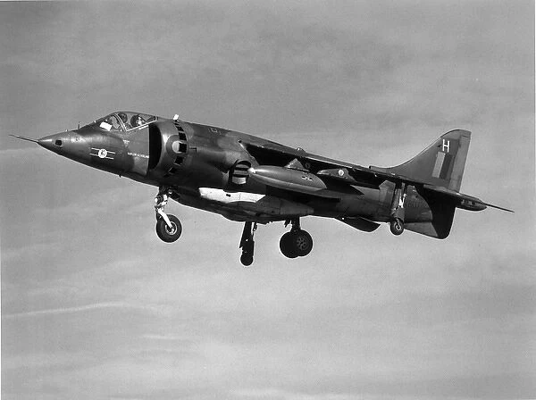 Hawker Siddeley Harrier GR3 of No3 Squadron takes off