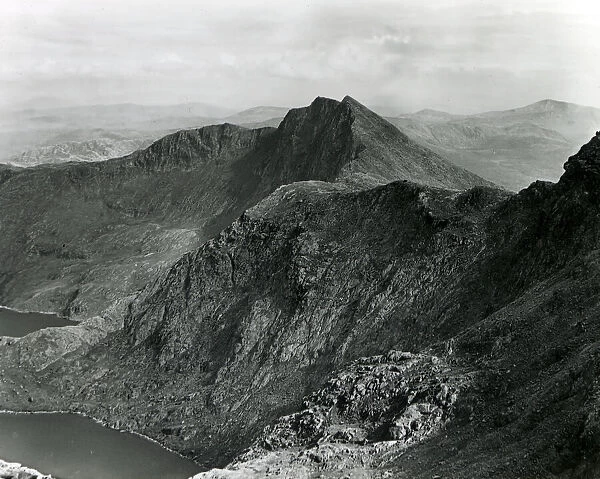 High peaks of Snowdonia National Park, North Wales