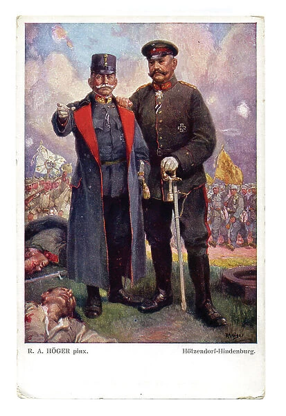 Hindenburg & Graf Frans Conrad Von Hotzendorf