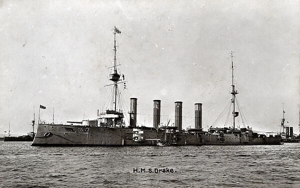 HMS Drake, British protected cruiser