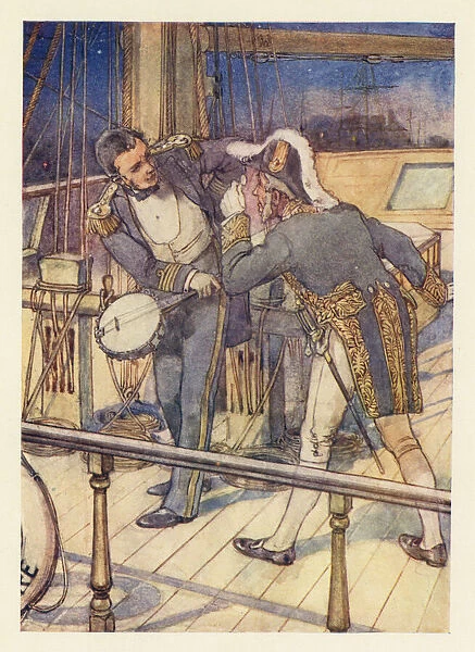 HMS Pinafore, Captain Corcoran and Sir Joseph Porter