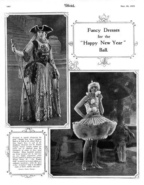 Ideas for New Years Eve Fancy Dress, 1926