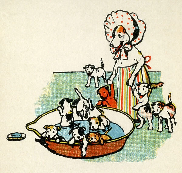 Illustration by Cecil Aldin, Stories from Puppyland