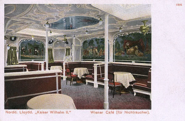 Interior of The Kaiser Wilhelm II ocean liner (2  /  4)