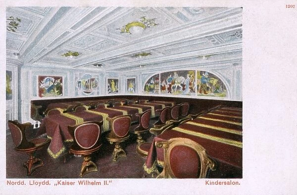 Interior of The Kaiser Wilhelm II ocean liner (3  /  4)