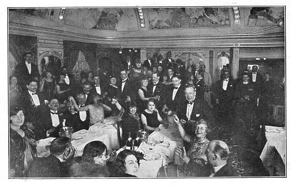 An interior view of the Parisian nightclub Le Capitole, Mont