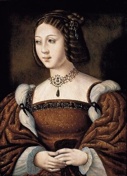 ISABEL of Portugal (1503-1539). Queen of Spain
