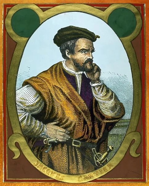 Jacques Cartier (1491A?i? 1557). French explorer. Portrait