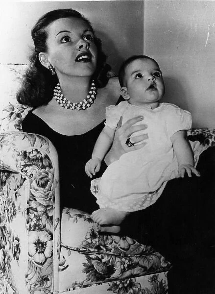 Judy Garland with Liza Minnelli