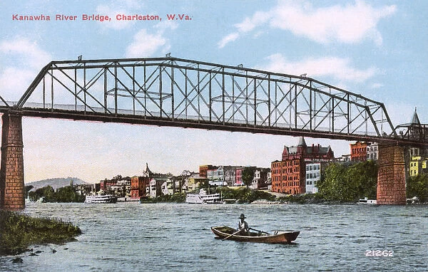 Kanawha River Bridge, Charleston, West Virginia, USA