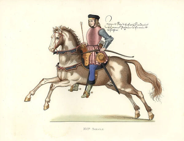King James IV of Scotland, mounted on a horse