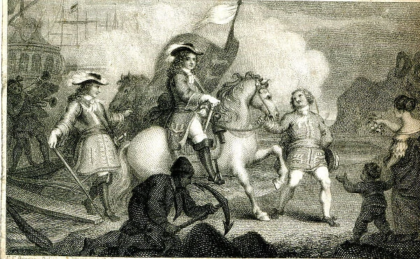 King William III of Orange landing at Torbay