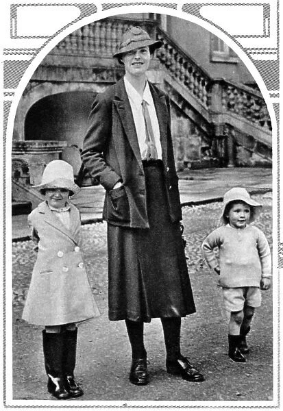 Lady Coventry with children
