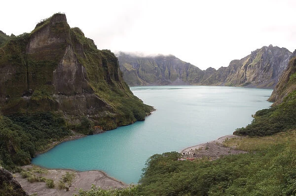 A lake, formed in a crater of volcano Pinatubo