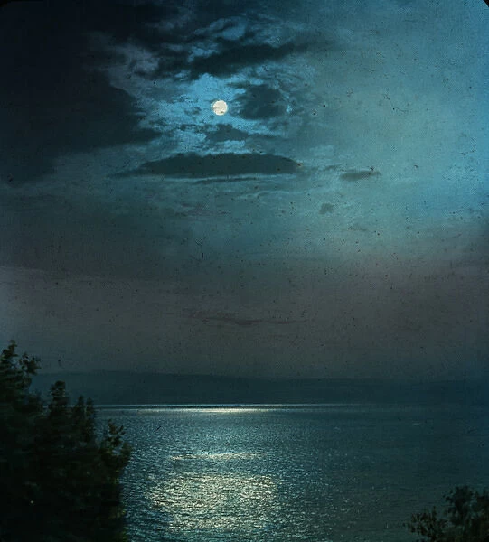 Lake Geneva in Moonlight