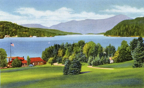 Lake Placid, N. Y. USA - View from Signal Hill