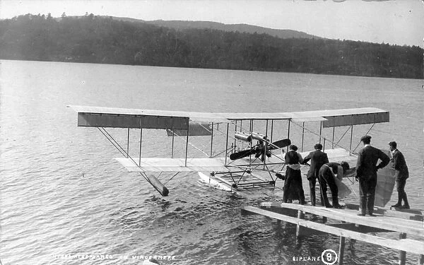 Lakes Waterhen being launched on to Lake Windermere 1912