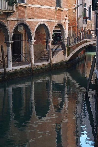 Looking towards Fondementa Piovan, Venice, with reflections