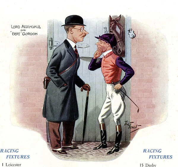 Lord Allendale and Bert Gordon, racing fixtures