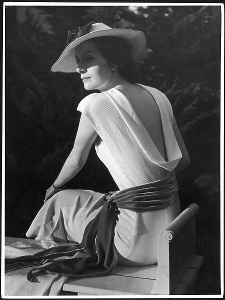 Low-Back Dress 1930s