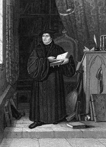 Luther in his Study