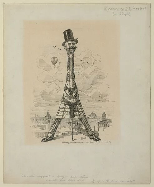 M. Eiffel, our artists latest tour de force, June 29, 1889