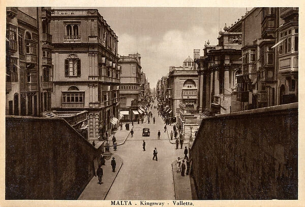 Malta - Valletta - Kingsway