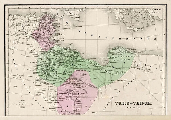 Map  /  North Africa 19C