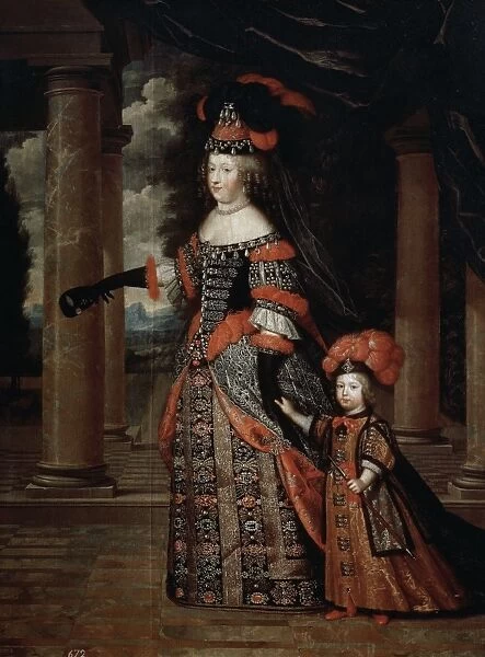 Maria Theresa of Austria with the Grand Dauphin by Mignard