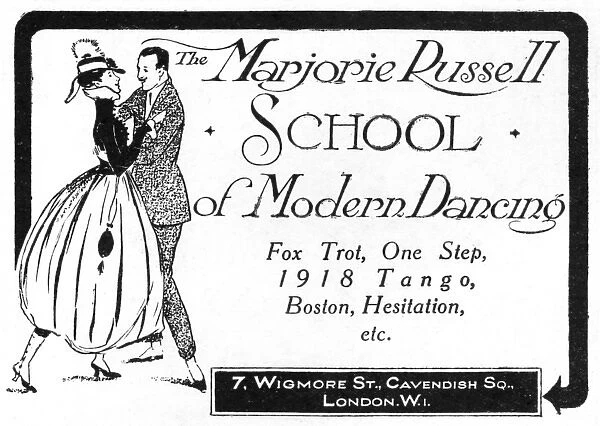 Marjorie Russell School of Modern Dancing, WW1