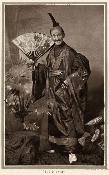 MIKADO. The Mikado - emperor of Japan - in person. Date: first produced 1885