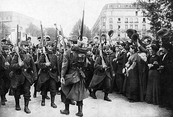 Mobilisation in France at the start of World War I