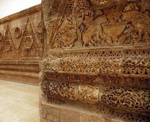 Mshatta Palace. 8th century. Facade. Detail