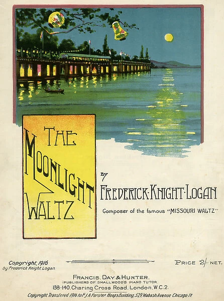 Music cover, The Moonlight Waltz