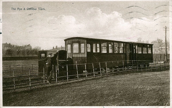 Narrow Gauge Railway Locomotive & Carriages, Rye, Sussex