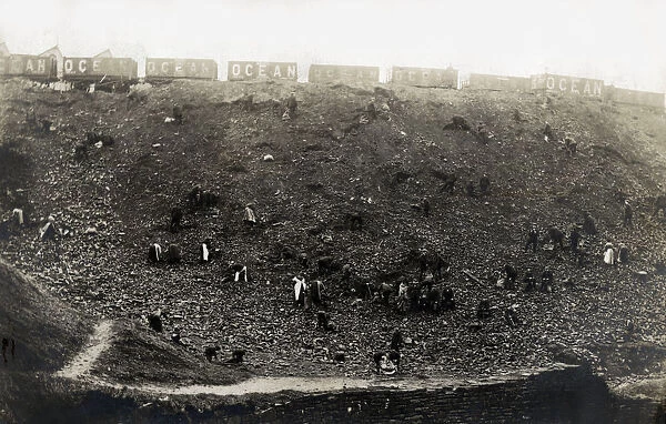 National Coal Strike of 1912 - searching through slag heap